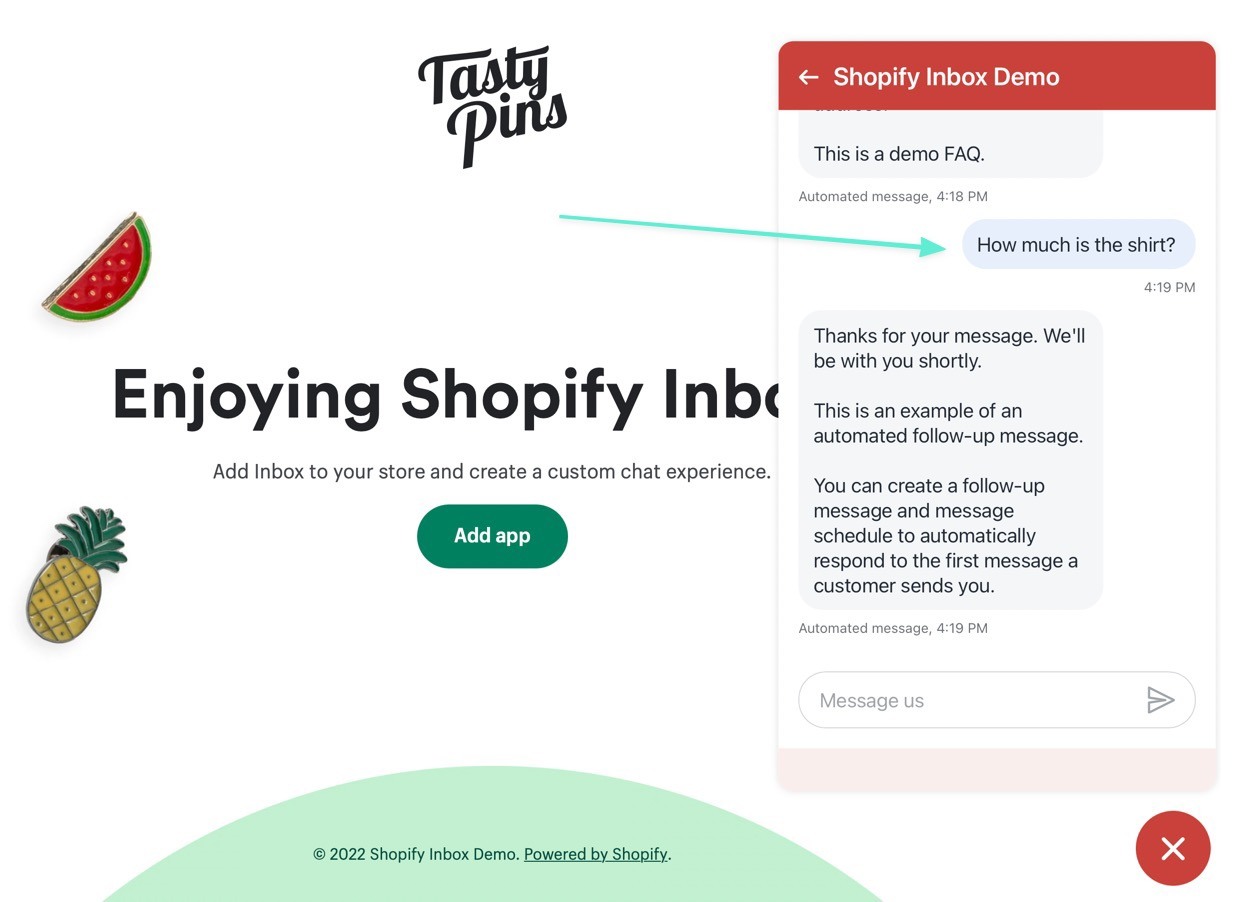 Shopify Inbox