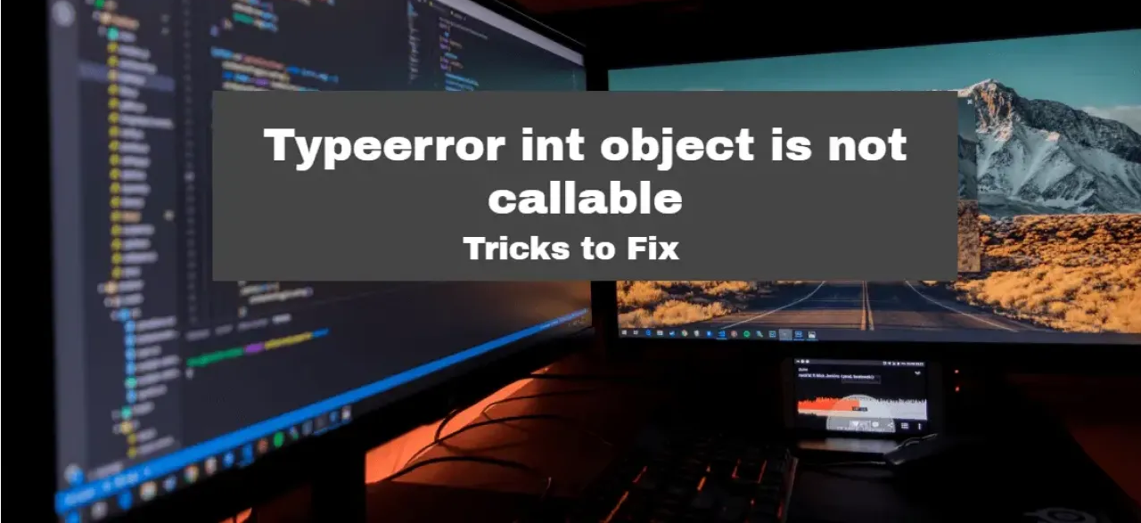 typeerror: 'int' object is not callable