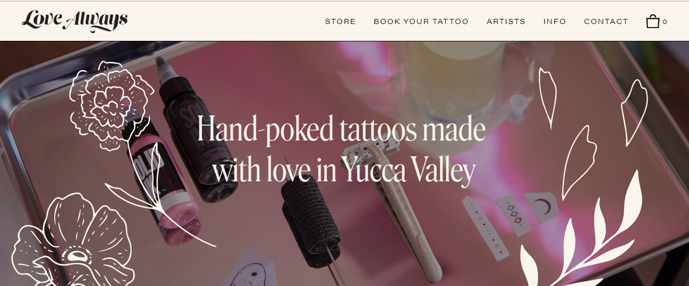 Tattoo Artist Website Design - MotoCMS