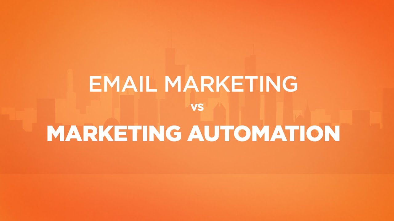 email marketing vs marketing automation