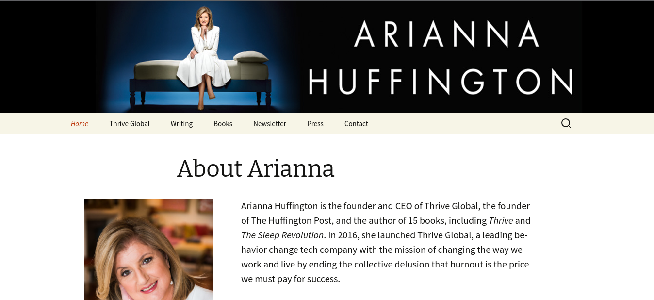 Arianna Huffington