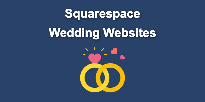 squarespace wedding website