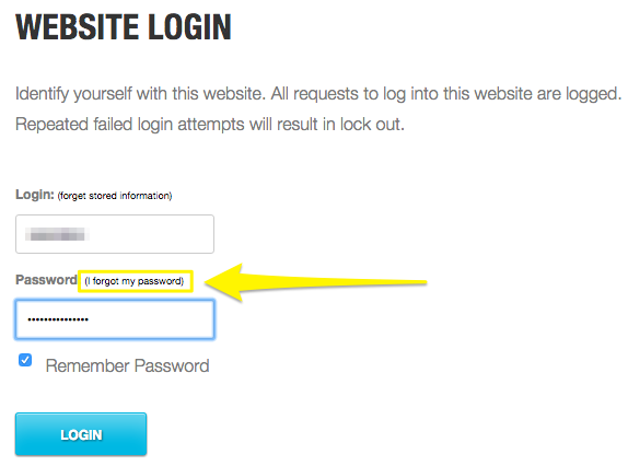 squarespace login