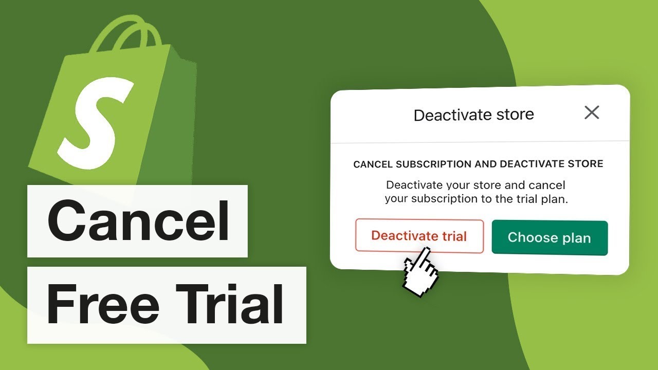 How to Cancel Shopify Free Trial