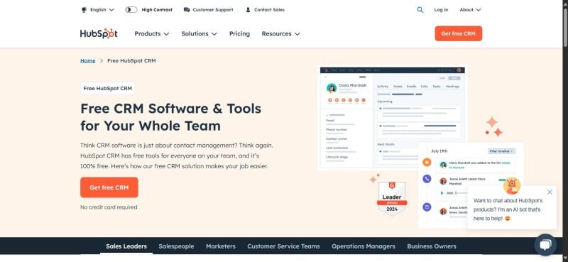 CRM Zoho vs Hubspot: lựa chọn nào tốt nhất cho bạn trong năm 2025? CRM HubSpot