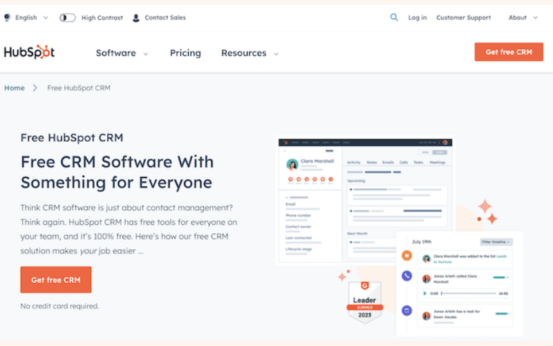 HubSpot CRM Free: Giải Pháp CRM Miễn Phí Tốt Nhất Cho Doanh Nghiệp Của Bạn trong năm 2025 HubSpot CRM free