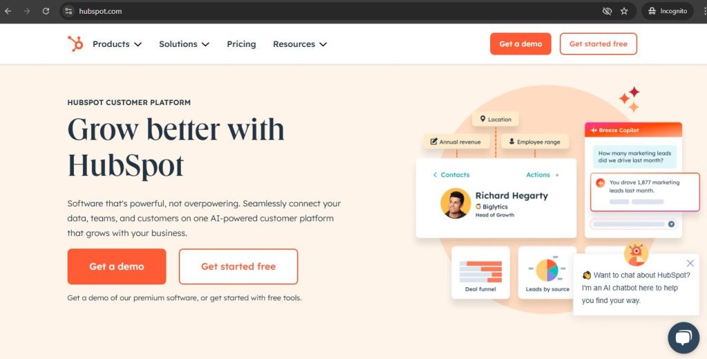 HubSpot CRM Free: Giải Pháp CRM Miễn Phí Tốt Nhất Cho Doanh Nghiệp Của Bạn trong năm 2025 HubSpot CRM free