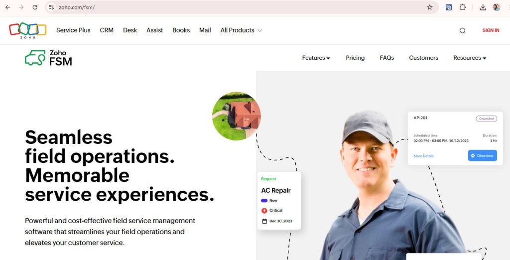 Zoho FSM là gì? Hướng dẫn từ A-Z về phần mềm quản lý dịch vụ hiện trường Zoho FSM