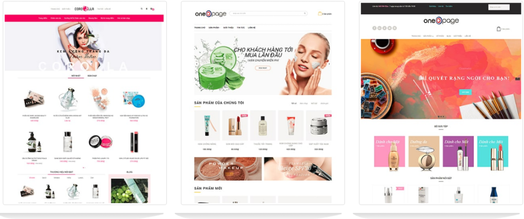 Cách Thiết Kế Website Mỹ Phẩm Chuyên Nghiệp – Thu Hút Khách Hàng & Tăng Doanh Số thiết kế website mỹ phẩm