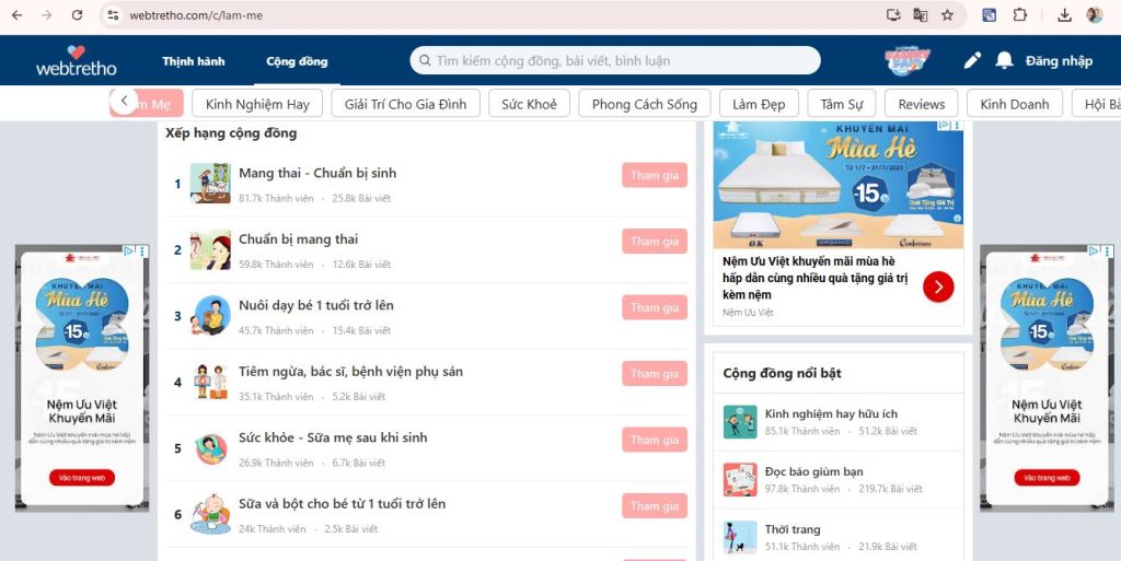 Tại sao doanh nghiệp của bạn cần một website mẹ và bé chuyên nghiệp và hiện đại? Website mẹ và bé