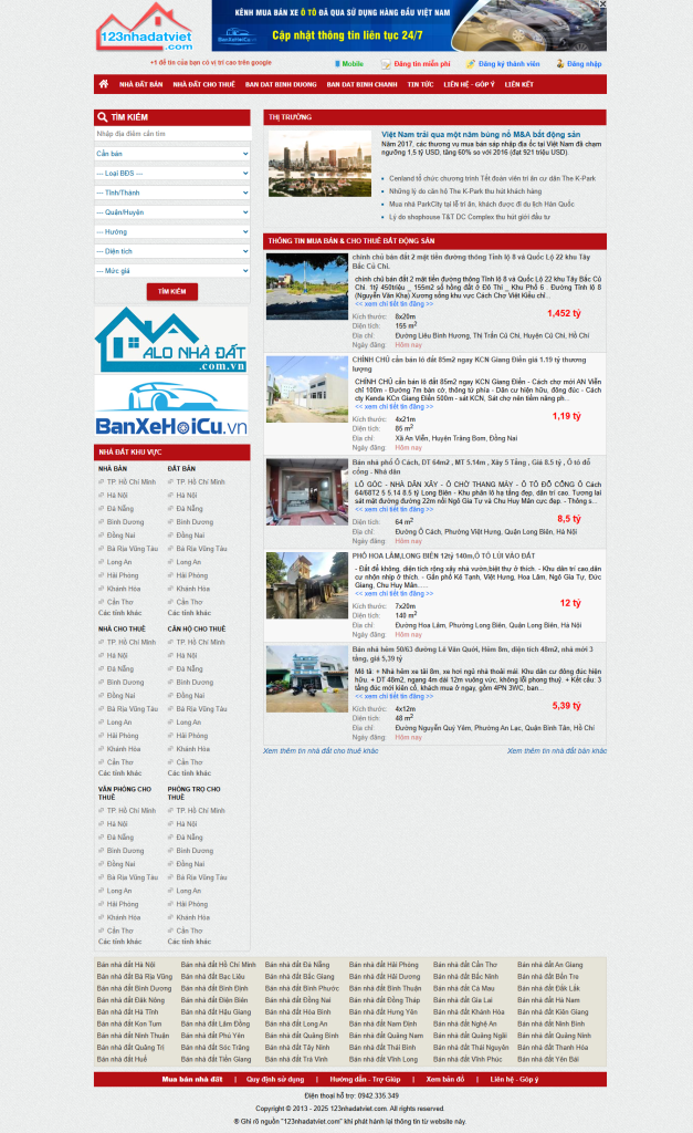 Đăng Tin Bán Nhà Đất Ở Đâu Uy Tín? 12 Website BĐS Phổ Biến Nhất Hiện Nay Website BĐS