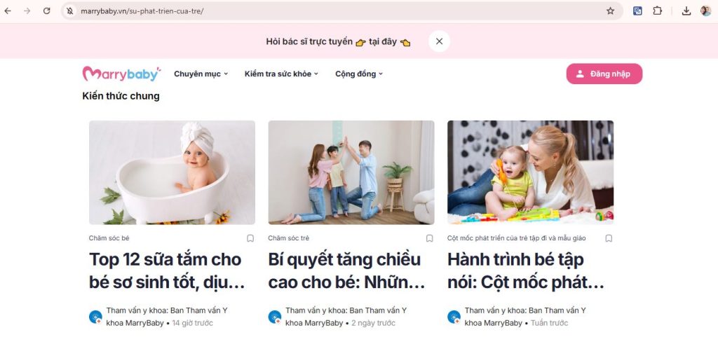 Tại sao doanh nghiệp của bạn cần một website mẹ và bé chuyên nghiệp và hiện đại? Website mẹ và bé