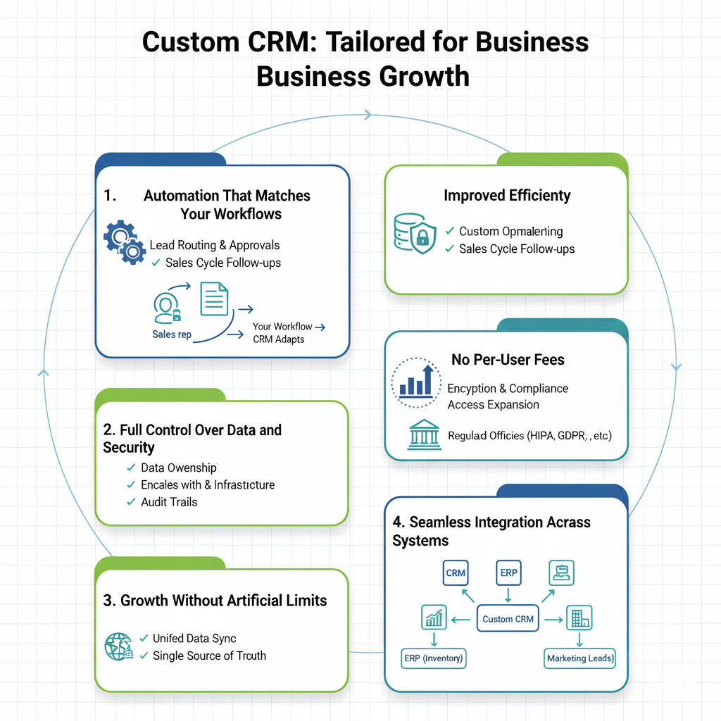 Custom CRM Development: Complete Guide to Build a Scalable CRM That Fits Your Business (2026) custom crm development