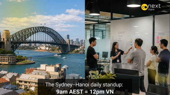 Real Case Studies: How Australian Startups Build Offshore Engineering Teams in Vietnam Sydney fintech startup Vietnam development team daily standup